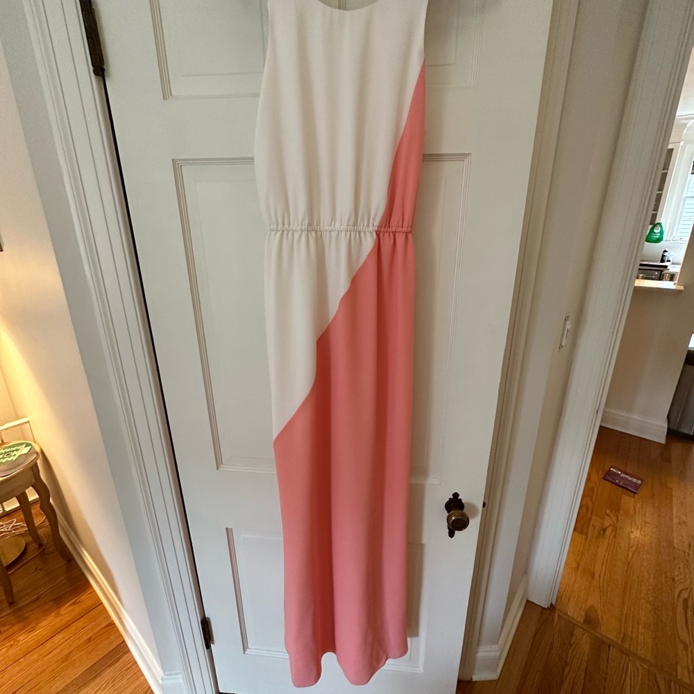 Lovely White and Pink Shoshanna dress